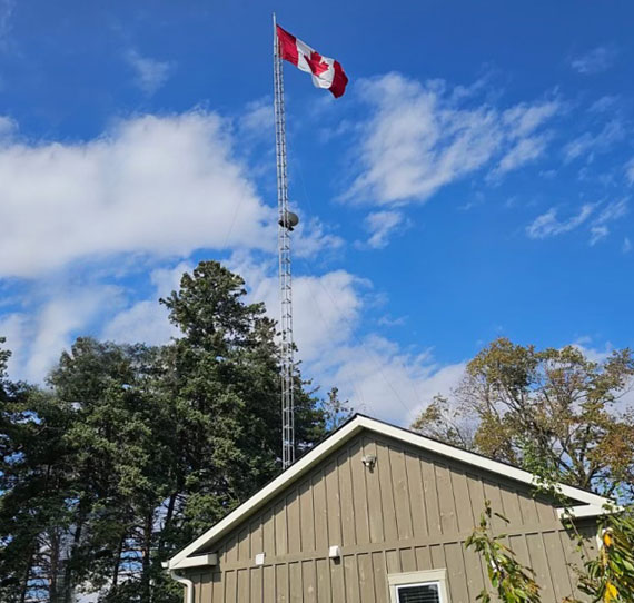 SJ Satellite Tower Install
