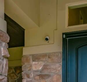 Security Installation 7 Security camera near front door